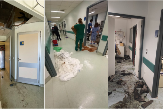 Κατάρρευση των ψευδοροφών στο μεγαλύτερο πανεπιστημιακό νοσοκομείο της χώρας, το «Αττικόν»